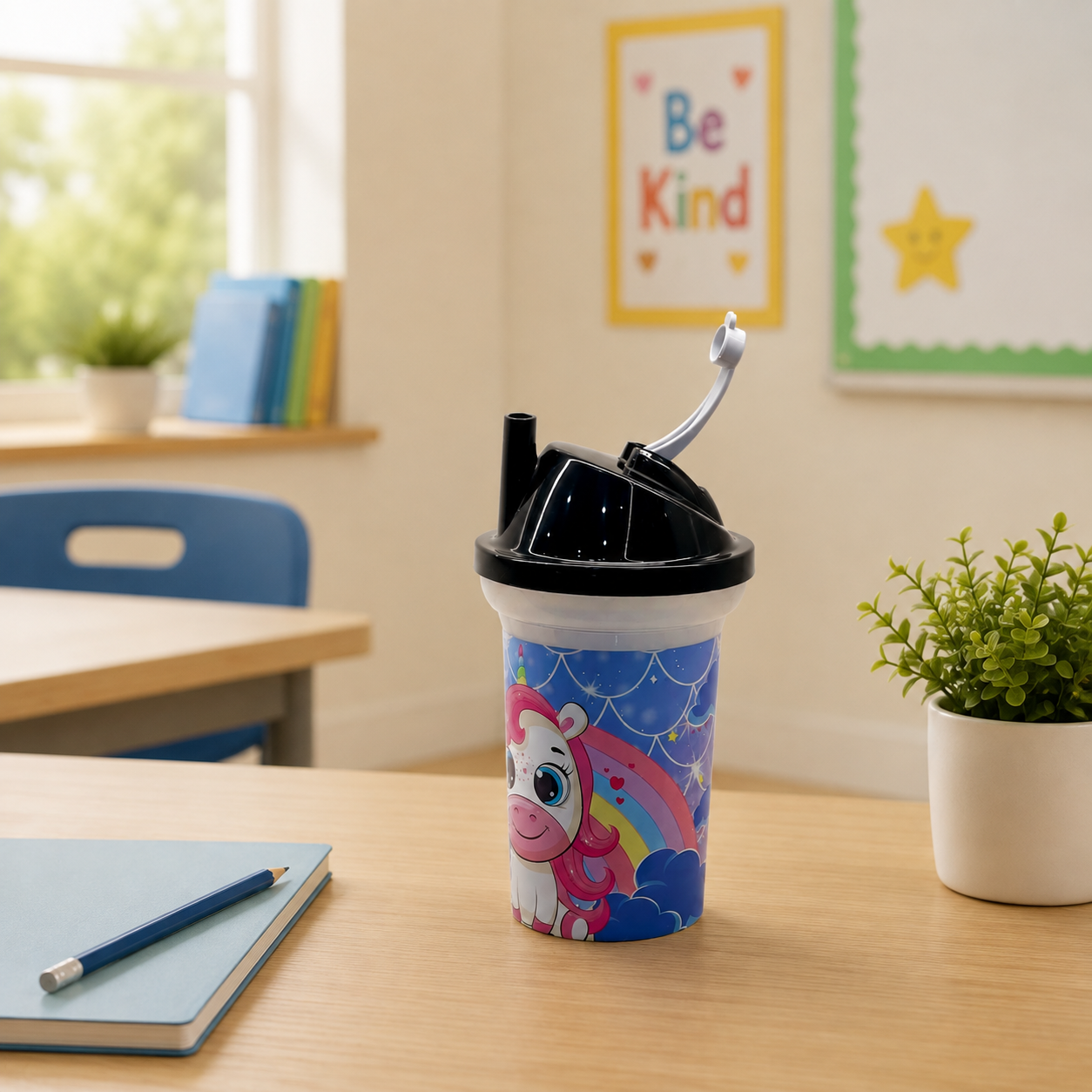 Titiz Plastik Tedy Cup AP-9388 – Unicorn Design