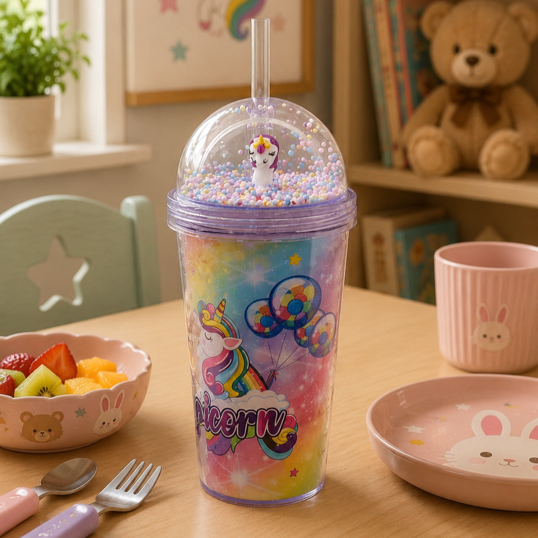 Titiz Plastic Lively Unicorn Cup