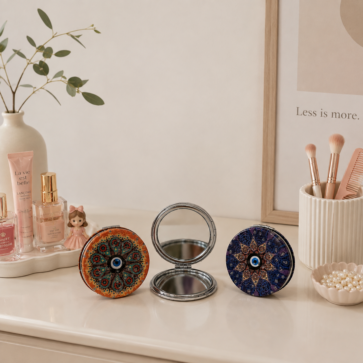 Myros Evil Eye Pocket Mirror