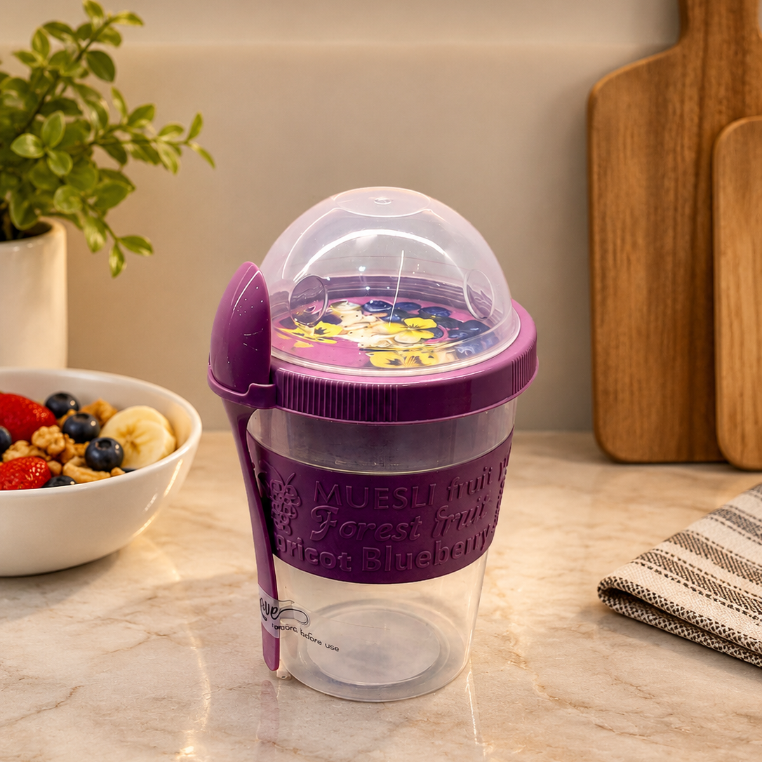 Titiz Plastik Take'N Go Portable Yogurt & Muesli Cup